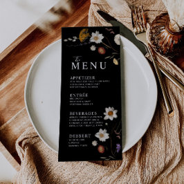 ワイルドフラワー ボホ ブラック メニュー