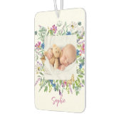 ワイルドフラワー ボーダー フォト カーエアーフレッシュナー (左)