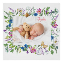 ワイルドフラワー ボーダー フォト