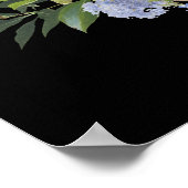 ワイルドフラワー ボーホー シック フラワーズ ウェルカム ブライダル シャワー ポスター (角)