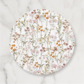 ワイルドフラワー ボーホー ブライズシャワー イン ブルーム ガーデン フェイバータグ (裏面)