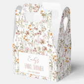 ワイルドフラワー ボーホー ブライズシャワー イン ブルーム ガーデン フェイバーボックス (オープン)