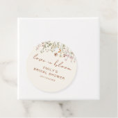 ワイルドフラワー ボーホー ブライダルシャワー ラブ イン ブルーム ガーデン フェイバータグ (インサイチュ)