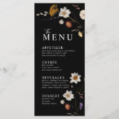 ワイルドフラワー ボーホー ブラック メニュー (正面)