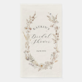 ワイルドフラワー ボーホー ラスティック エレガント ブライダルシャワー