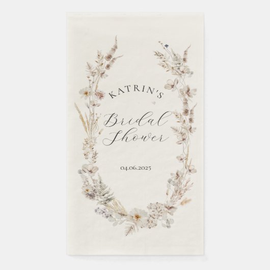ワイルドフラワー ボーホー ラスティック エレガント ブライダルシャワー (正面)
