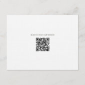 ワイルドフラワー ボーホー 秋の結婚式 詳細 エンクロージャーカード (裏面)