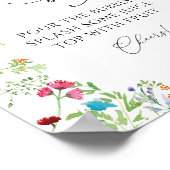 ワイルドフラワー ミモザ バー ドリンク サイン (角)