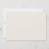 ワイルドフラワー＆メイソンジャー ウェディング招待状 招待状 (裏面)