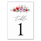 ワイルドフラワー&ロマンス テーブルナンバー (裏面)