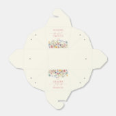 ワイルドフラワー ワイルド フラワー 花 ブライダル シャワー フェイバーボックス (折り畳みなし)