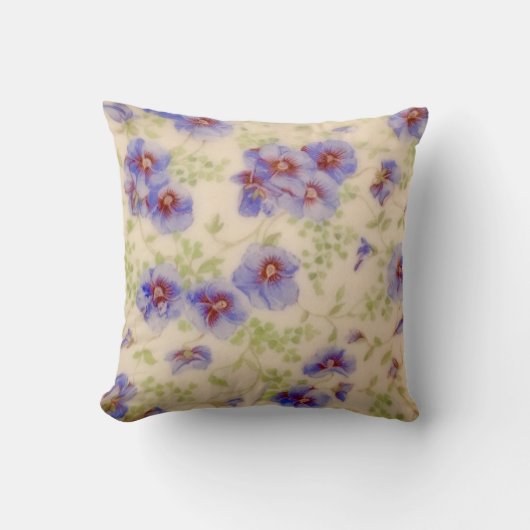 ワイルドフラワー ヴィオレット ピロー (正面)