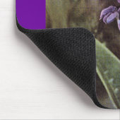 ワイルドフラワー:初紫の蘭 マウスパッド (コーナー)