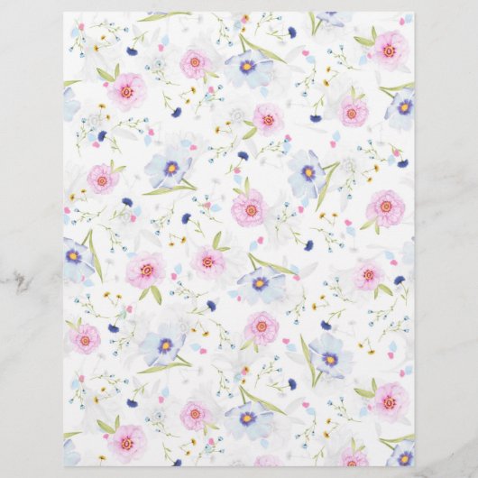 ワイルドフラワー 彼が言った 彼女が言った ブライダルシャワーゲーム チラシ (裏面)