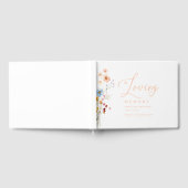 ワイルドフラワー「愛する記憶の中」葬儀 ゲストブック (全面)