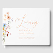 ワイルドフラワー「愛する記憶の中」葬儀 ゲストブック (正面)