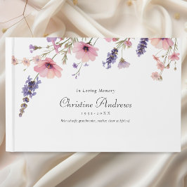 ワイルドフラワー「愛する記憶の中」葬儀 ゲストブック