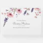 ワイルドフラワー「愛する記憶の中」葬儀 ゲストブック (正面)