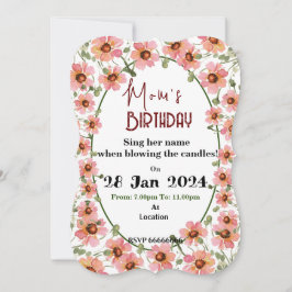 ワイルドフラワー 招待状