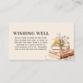 ワイルドフラワー 新章 ウィッシングウェル ブライダルシャワー エンクロージャーカード (正面)