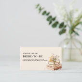 ワイルドフラワー 新章 レシピ カード ブライダル シャワー (スタンド正面)