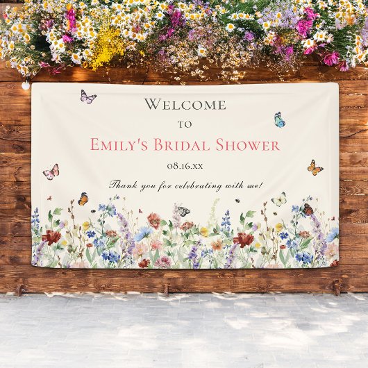 ワイルドフラワー 横断幕