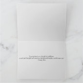 ワイルドフラワー – 水彩 カード (内部)