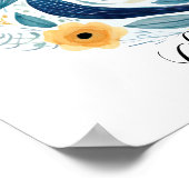 ワイルドフラワー 花のイニシャルC プリント (角)