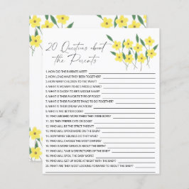 ワイルドフラワー – 親に関する20質問