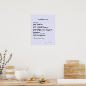 ワイルドフラワー – 詩のポスター ポスター (キッチン)