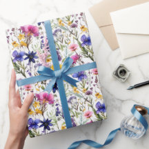 ワイルドフラワー 誕生日 シャワー ウェディング 水彩