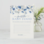 ワイルドフラワー 赤ちゃんの離乳食当てゲーム カード (スタンド正面)