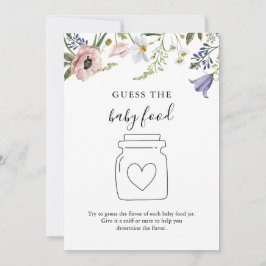 ワイルドフラワー 赤ちゃんの離乳食当てゲーム カード