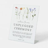 ワイルドフラワーLGBTプライドフローラ抜き式 台座サイン (正面)