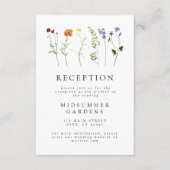 ワイルドフラワーLGBTQゲイプライドウェディングレセプション情報 エンクロージャーカード (正面)