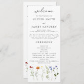 ワイルドフラワーLGBTQゲイプライド結婚フローラ プログラム (正面/裏面)