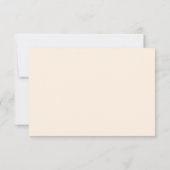 ワイルドフラワーQRコードエレガモダンントウェディング 出欠カード (裏面)