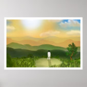 ワイルドフラワーRM南城インディゴBTSウォールアート ポスター (正面)