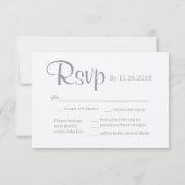 ワイルドフラワーRSVP 出欠カード (裏面)