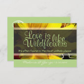 ワイルドフラワーRSVP 出欠カード (正面/裏面)