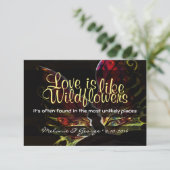 ワイルドフラワーRSVP 出欠カード (スタンド正面)