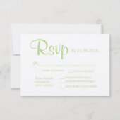 ワイルドフラワーRSVP 出欠カード (裏面)