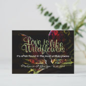 ワイルドフラワーRSVP 出欠カード (スタンド正面)