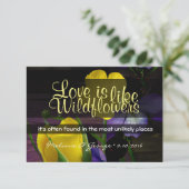 ワイルドフラワーRSVP 出欠カード (スタンド正面)