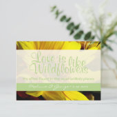 ワイルドフラワーRSVP 出欠カード (スタンド正面)