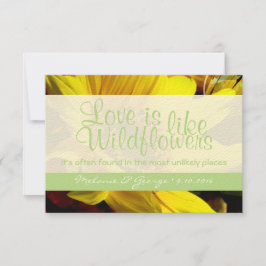 ワイルドフラワーRSVP 出欠カード