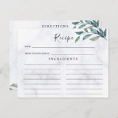ワイルドフラワ結婚ーズ、ボホレシピカード ポストカード (正面/裏面)