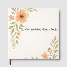 ワイルドフラー素朴の結婚ゲストブック ゲストブック