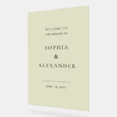 ワイルドフラー結婚のアクリルのサインへようこそ。 アクリルサイン (傾斜)