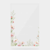 ワイルドフラー結婚のアクリルのサインへようこそ。 アクリルサイン (正面)